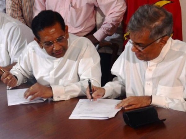 U.N.P to lead the joint front to defeat the UPFA which includes Rajapakse & supporters