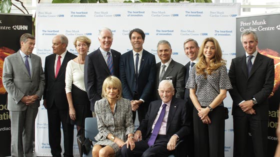 The Peter Munk Family with other VIPs