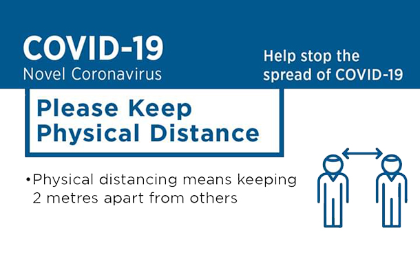 Practicing social distancing will help slow the spread of COVID-19